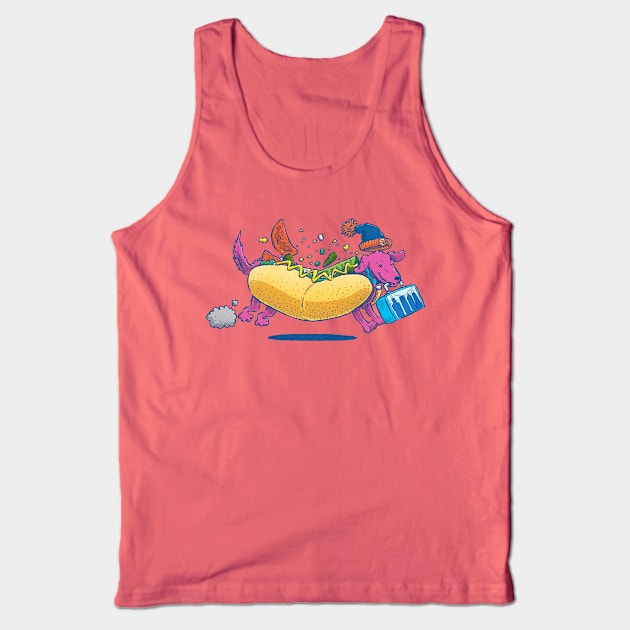 Chicago Dog: Lunch Pail Tank Top by nickv47